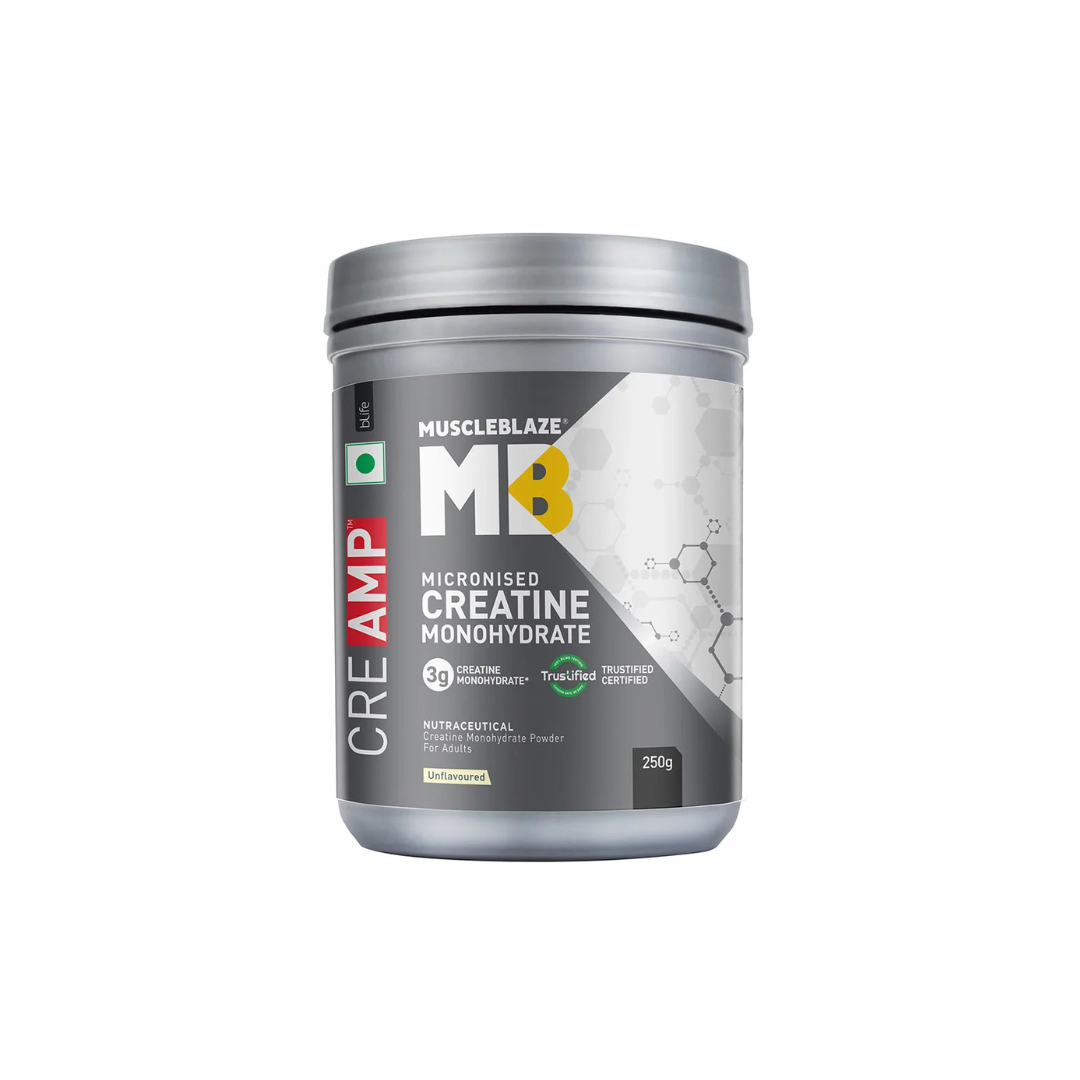 MuscleBlaze Creatine Monohydrate CreAMP   250g , Unflavoured