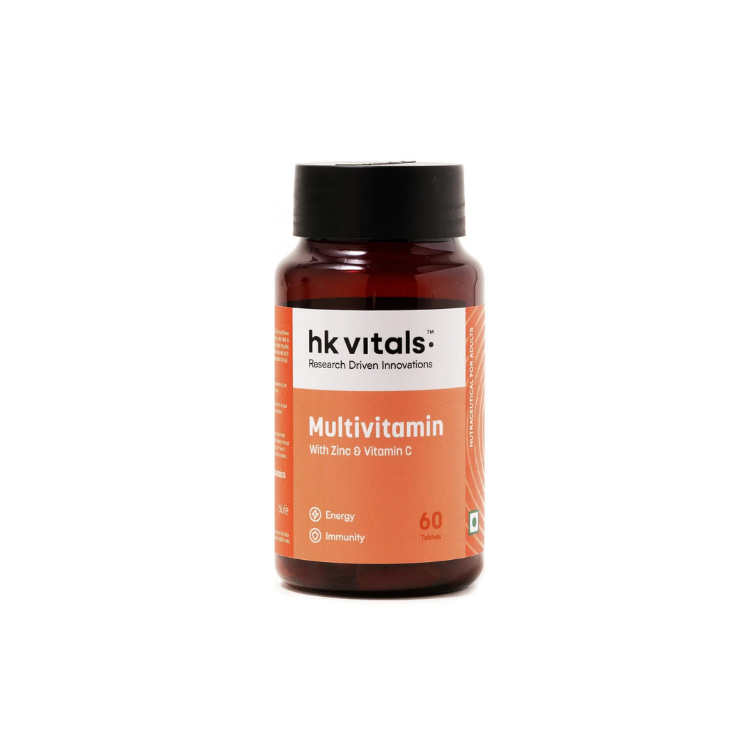 HK Vitals Multivitamin with Zinc & Vitamin C 60 N